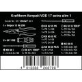 Wera VDE 17 KF Kompakt Elektrikçi Ekstra İnce Tornavida Seti 05136027001